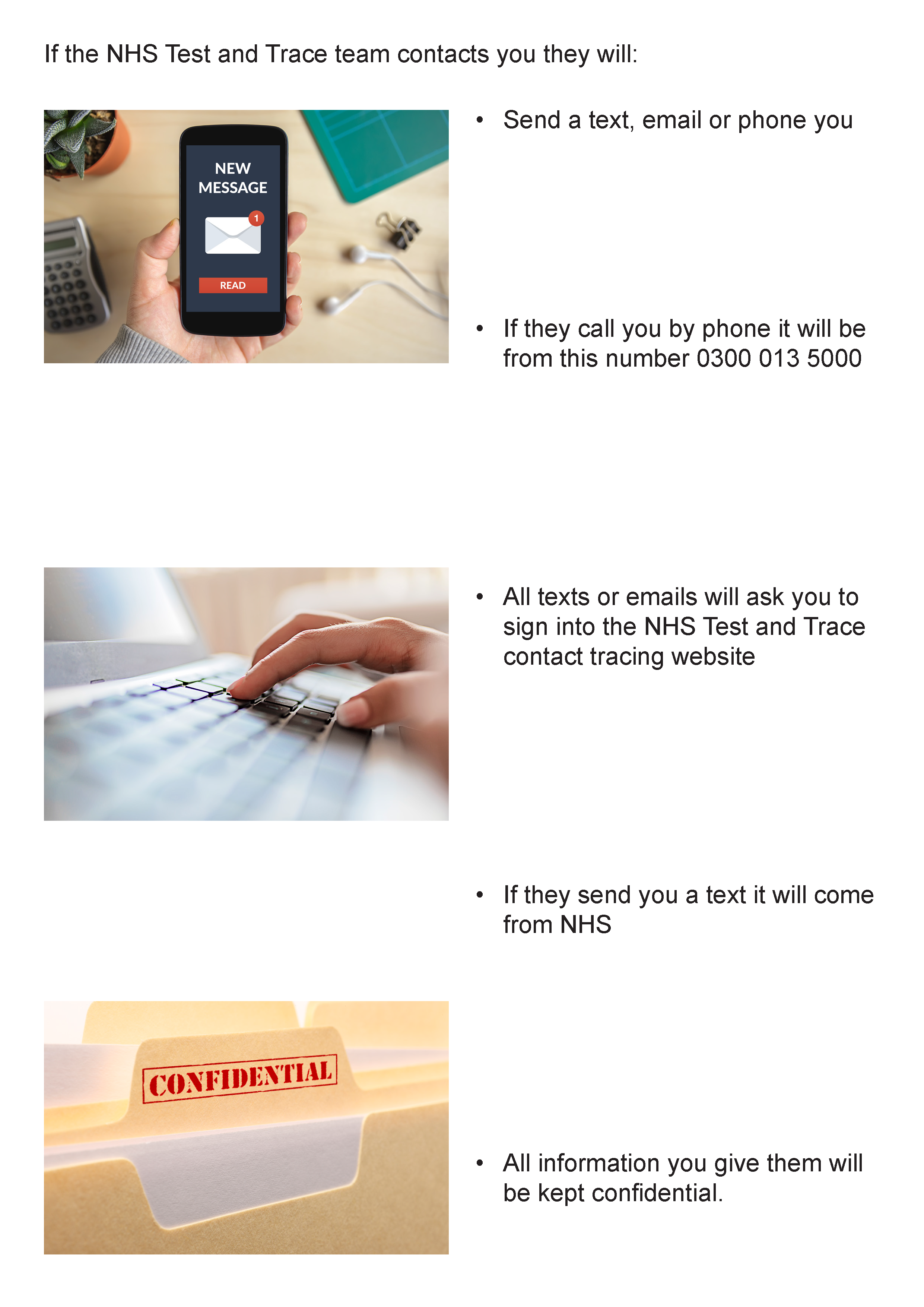 Be aware of the Test and Trace scam Talking Media Accessibility for