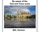 BSL Version – Coronavirus, Test and Trace Scam