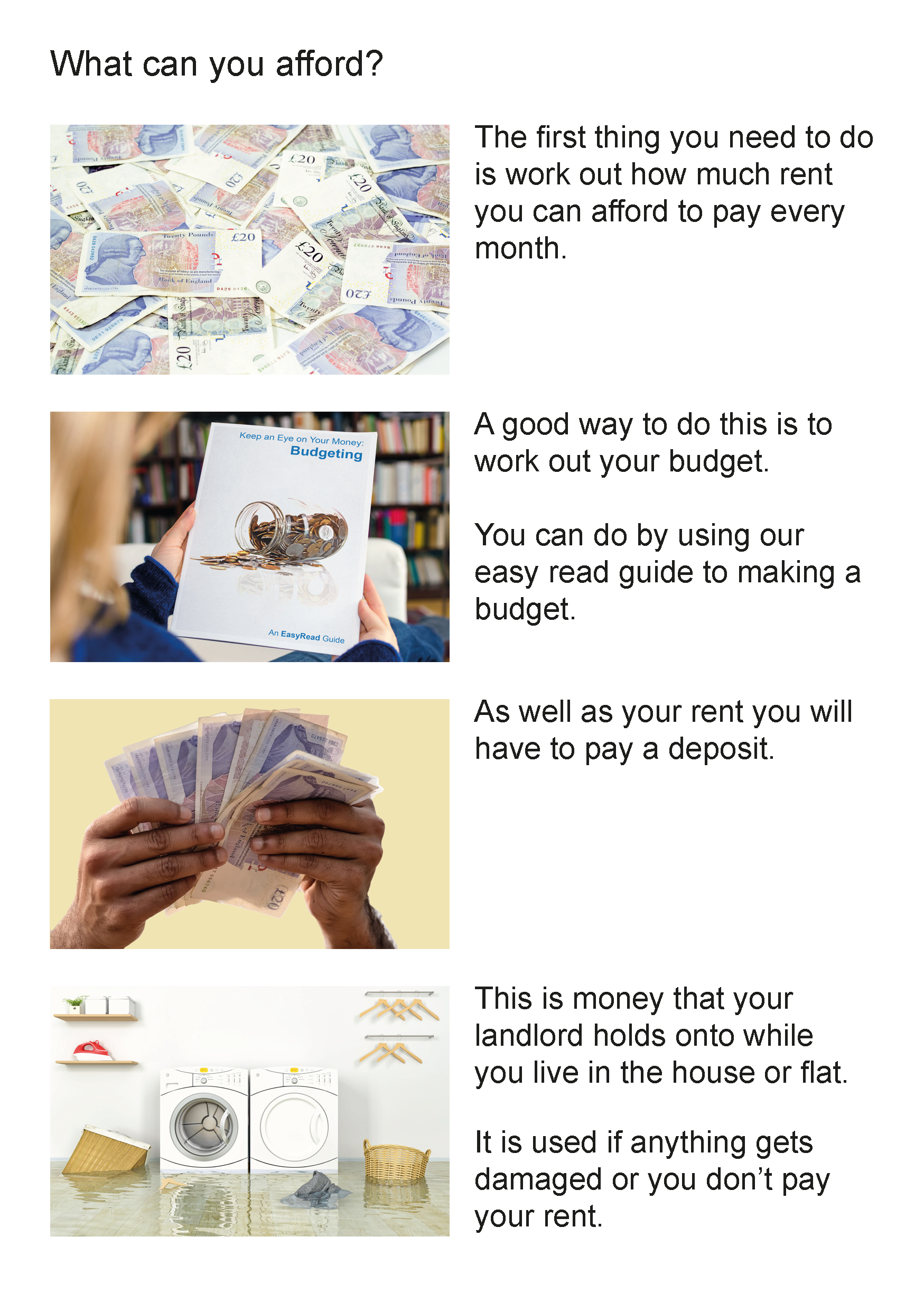 Finding somewhere to live An easy read guide Talking Media