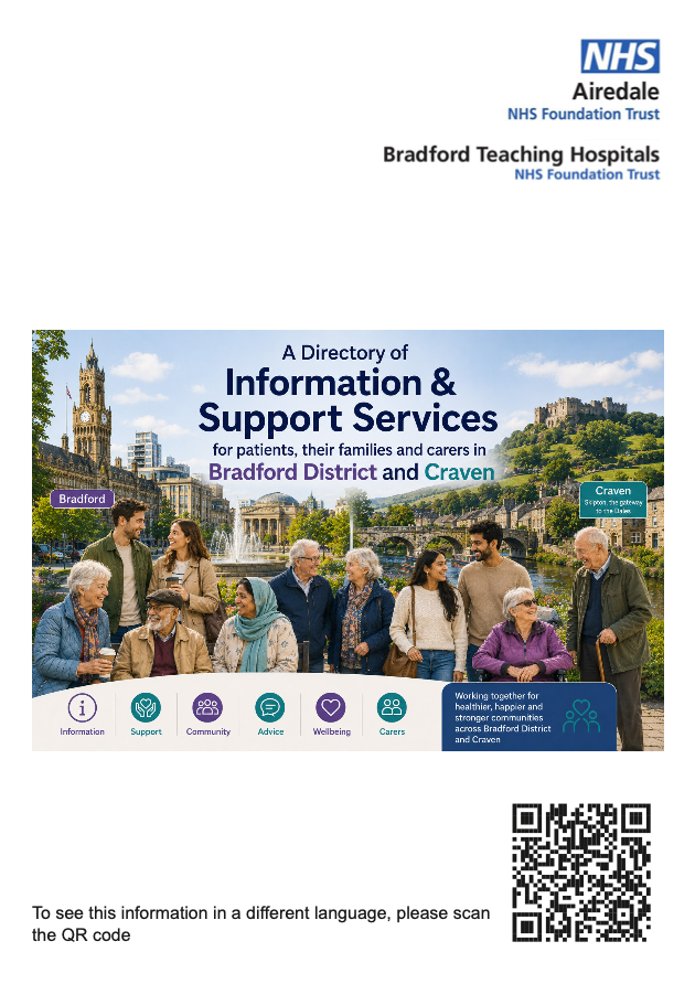 A Directory of Information and Support Services for patients, their families and carers in Bradford District and Craven